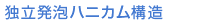 独立発砲ハニカム構造